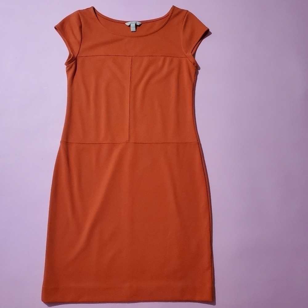 🧡 Banana Republic Vintage Y2K 00s Orange Dress 🧡 - Picture 1 of 8